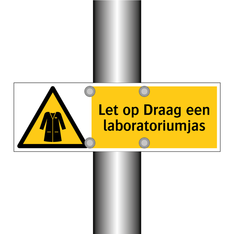 Let op Draag een laboratoriumjas