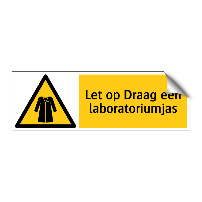 Let op Draag een laboratoriumjas