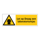 Let op Draag een laboratoriumjas