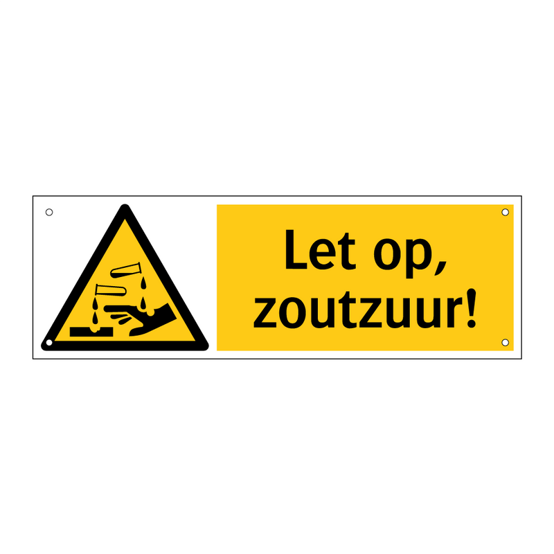 Let op, zoutzuur!