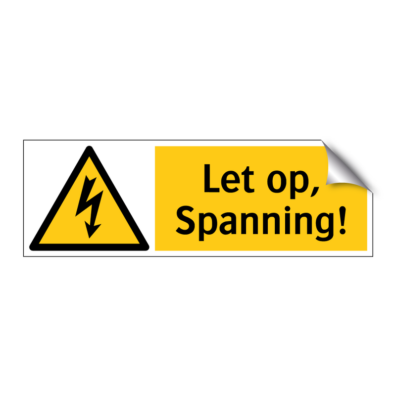 Let op, Spanning!