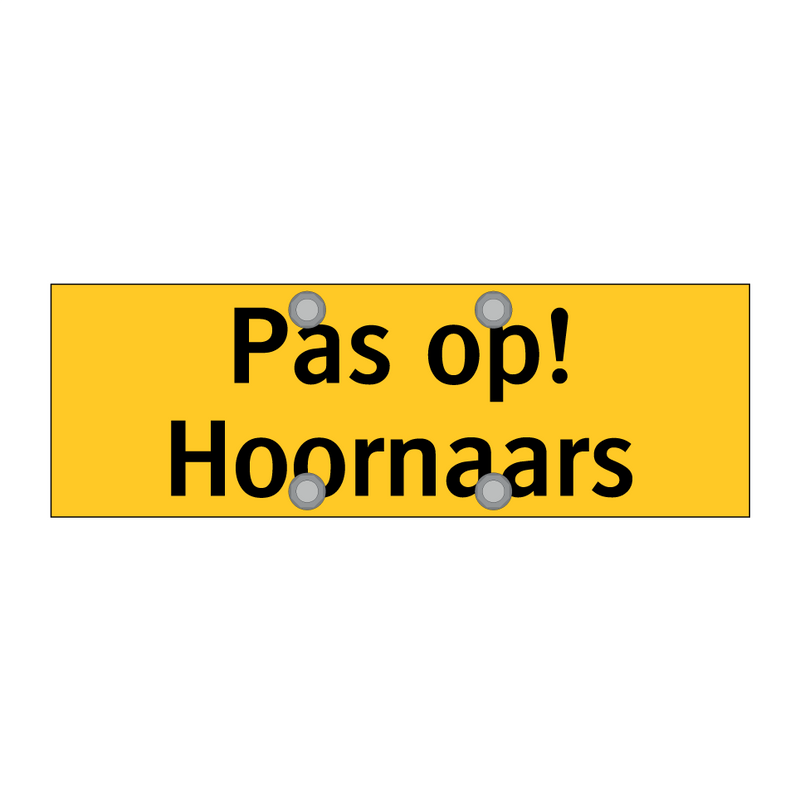 Pas op! Hoornaars