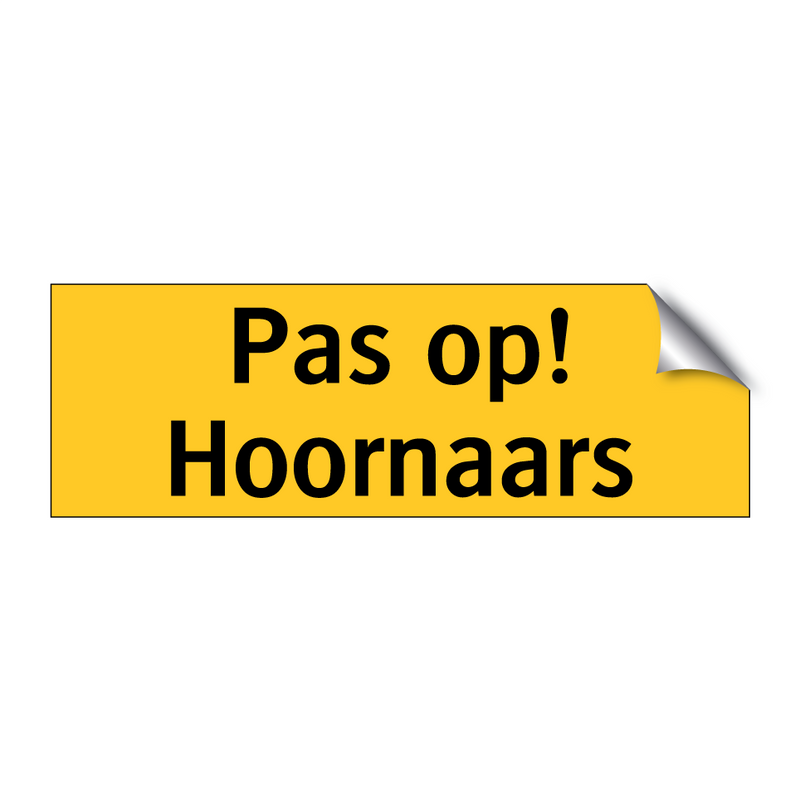Pas op! Hoornaars