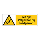 Let op: Valgevaar bij laadperron