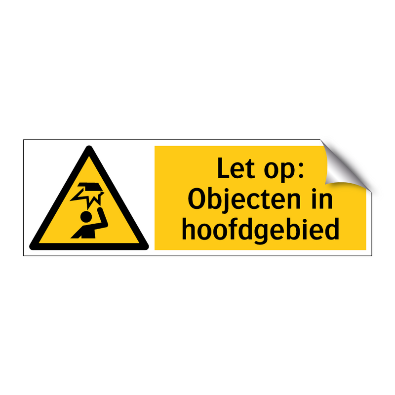 Let op: Objecten in hoofdgebied