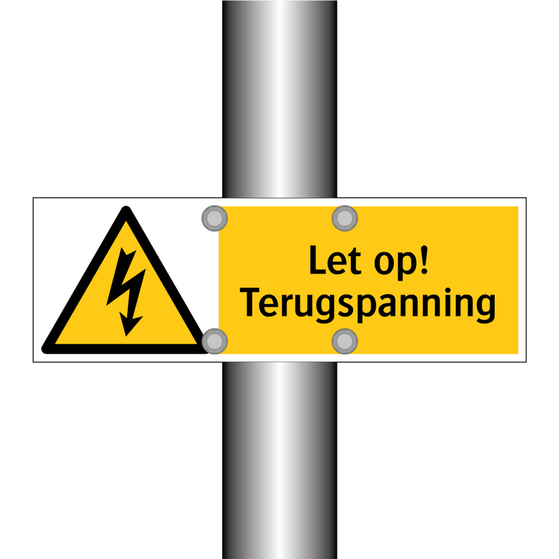 Let op! Terugspanning
