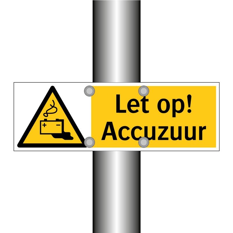Let op! Accuzuur