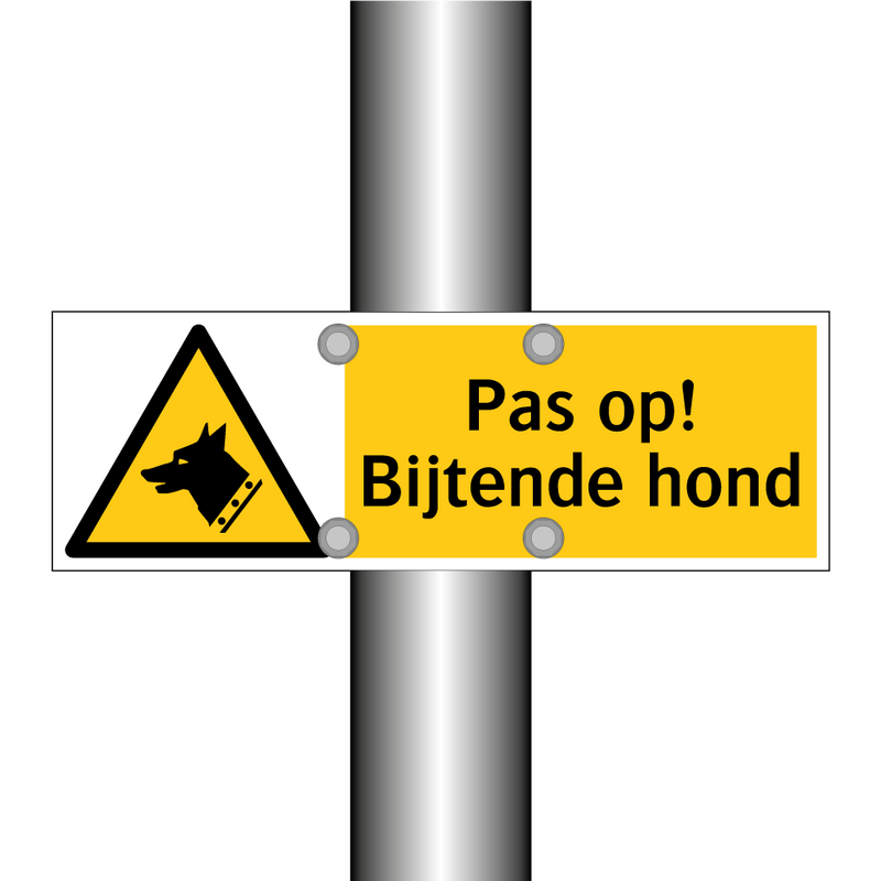 Pas op! Bijtende hond