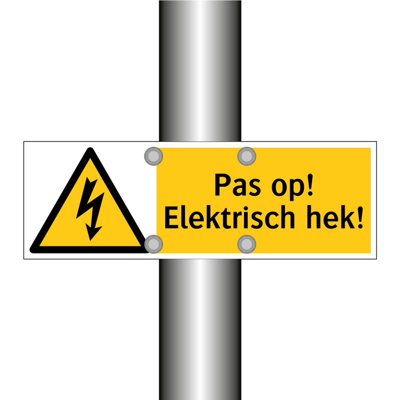 Pas op! Elektrisch hek!