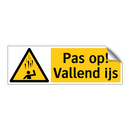 Pas op! Vallend ijs