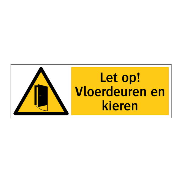 Let op! Vloerdeuren en kieren
