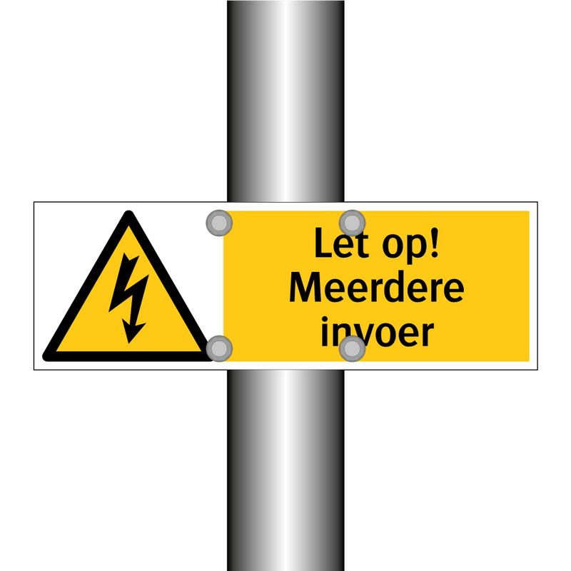 Let op! Meerdere invoer