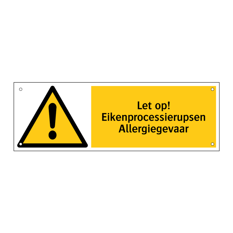 Let op! Eikenprocessierupsen Allergiegevaar