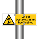 Let op! Obstakels in het hoofdgebied