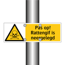 Pas op! Rattengif is neergelegd