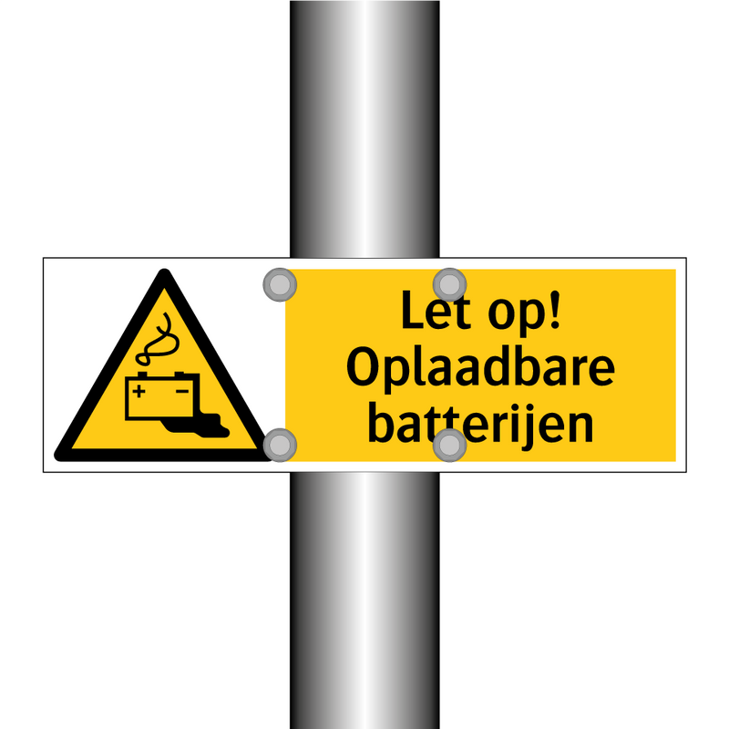 Let op! Oplaadbare batterijen