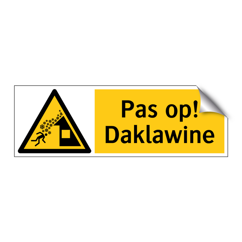 Pas op! Daklawine