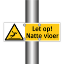 Let op! Natte vloer