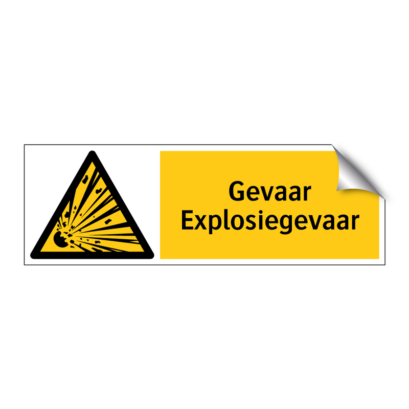 Gevaar Explosiegevaar