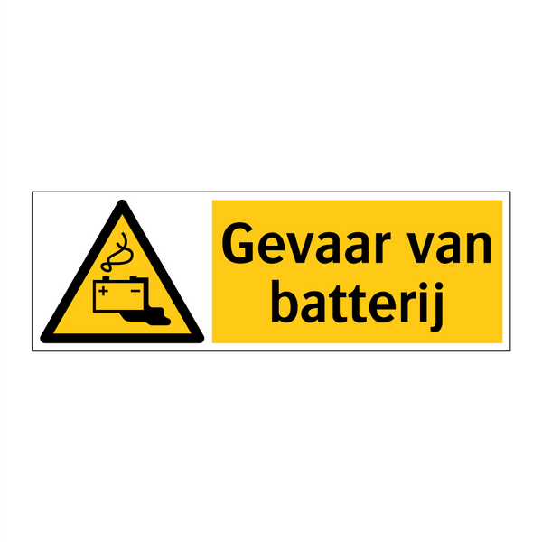 Gevaar van batterij