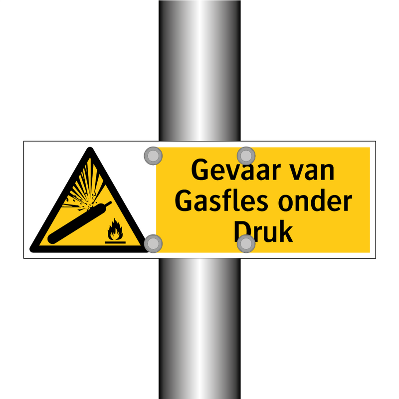 Gevaar van Gasfles onder Druk