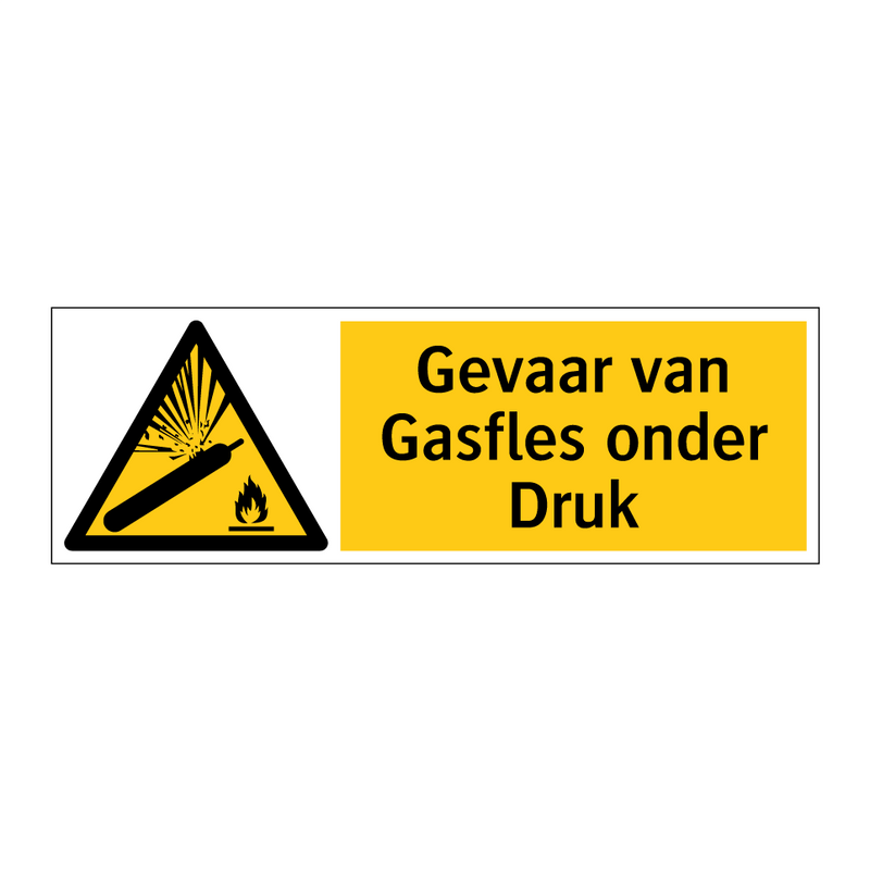 Gevaar van Gasfles onder Druk