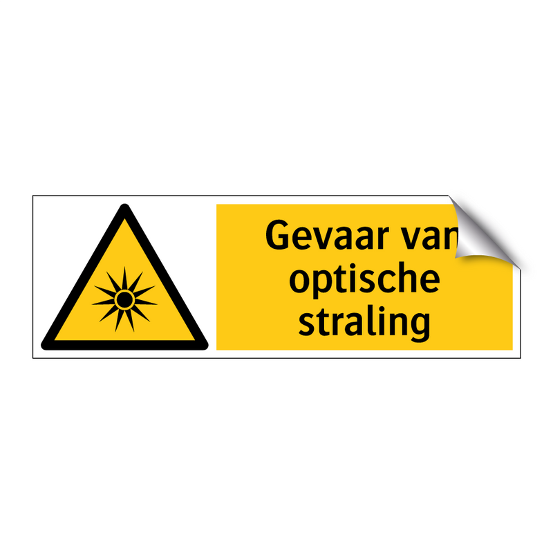Gevaar van optische straling