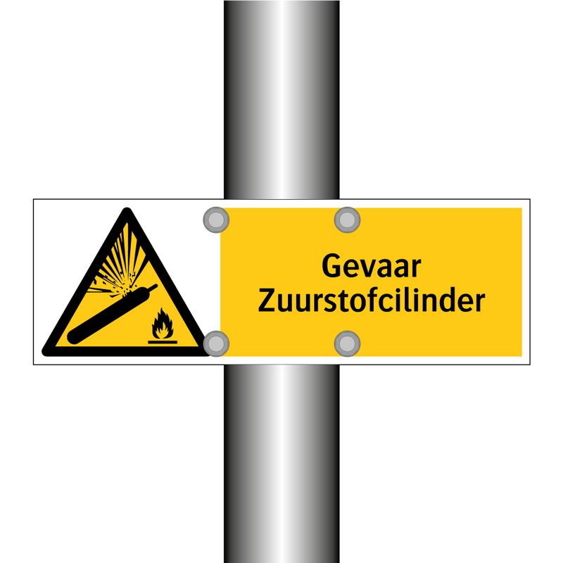 Gevaar Zuurstofcilinder