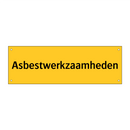 Asbestwerkzaamheden