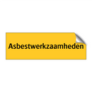 Asbestwerkzaamheden