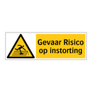Gevaar Risico op instorting