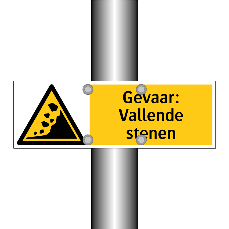 Gevaar: Vallende stenen