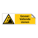 Gevaar: Vallende stenen