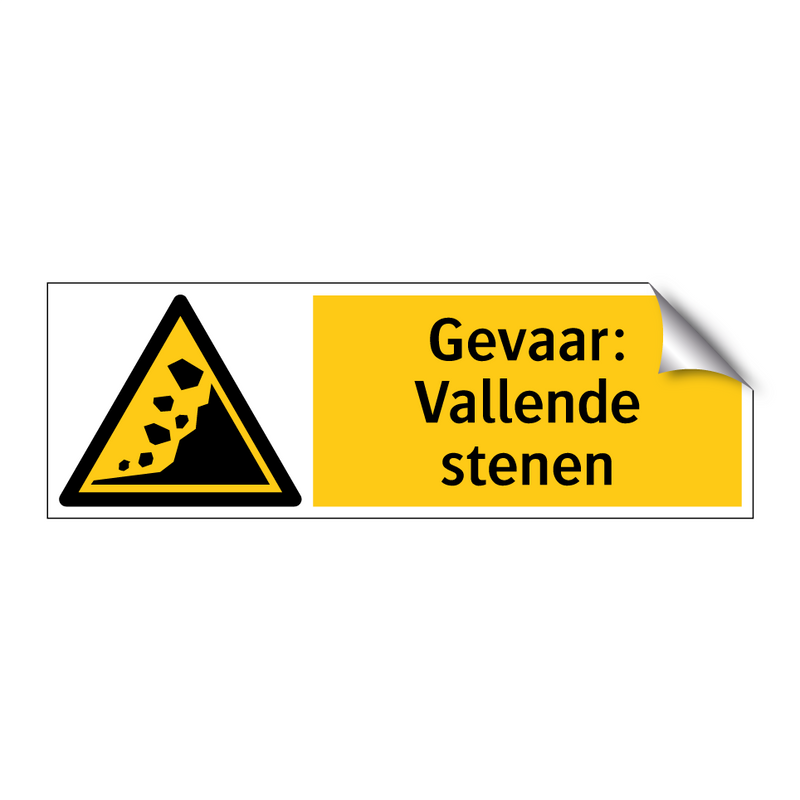 Gevaar: Vallende stenen