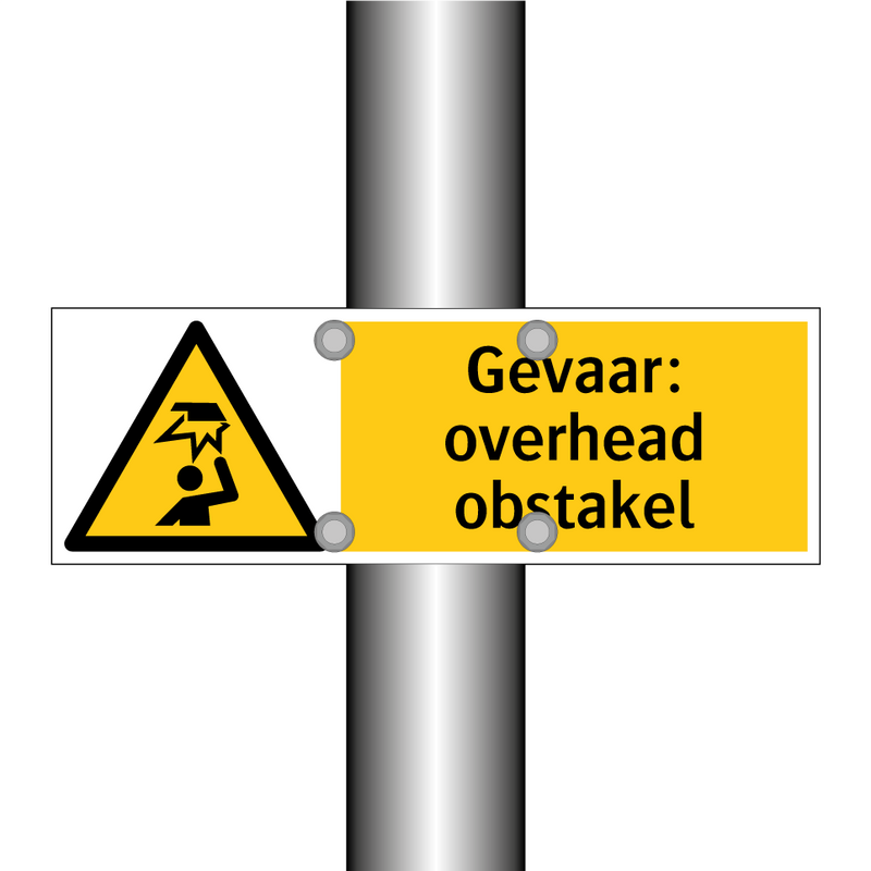 Gevaar: overhead obstakel