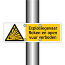 Explosiegevaar Roken en open vuur verboden