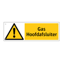 Gas Hoofdafsluiter