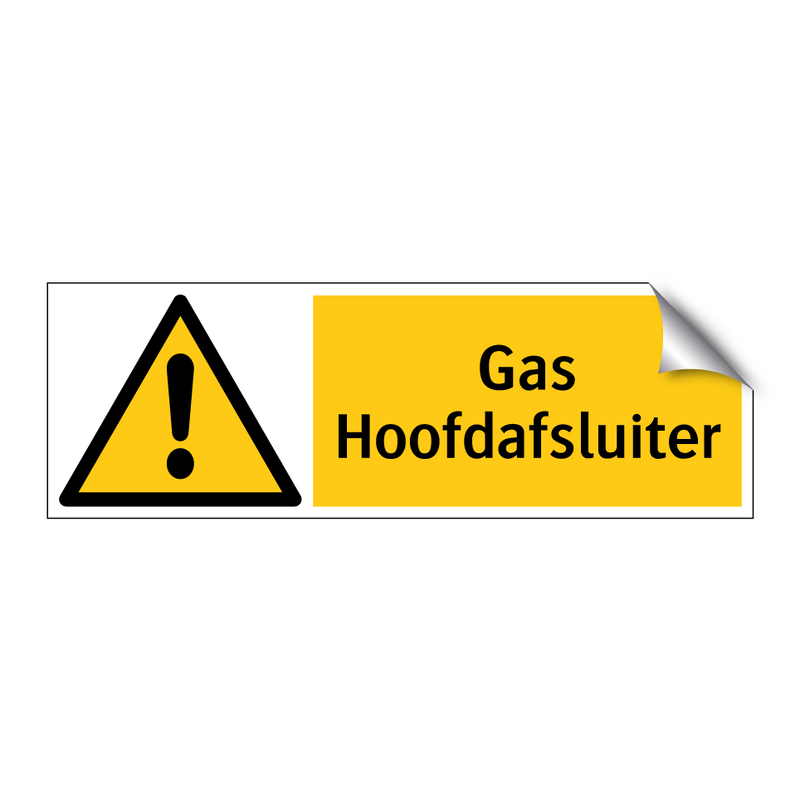 Gas Hoofdafsluiter