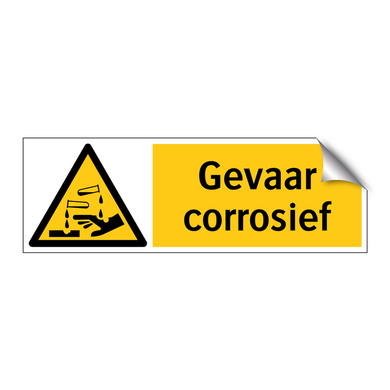 Gevaar corrosief