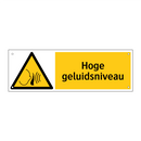 Hoge geluidsniveau