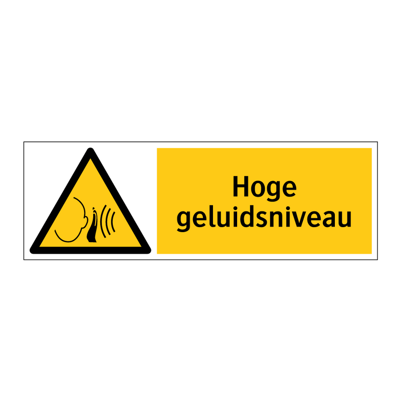 Hoge geluidsniveau