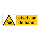 Letsel aan de hand