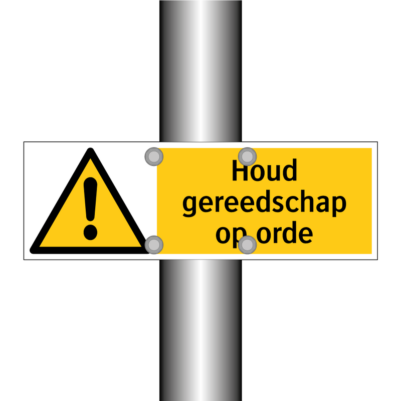 Houd gereedschap op orde