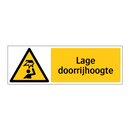 Lage doorrijhoogte