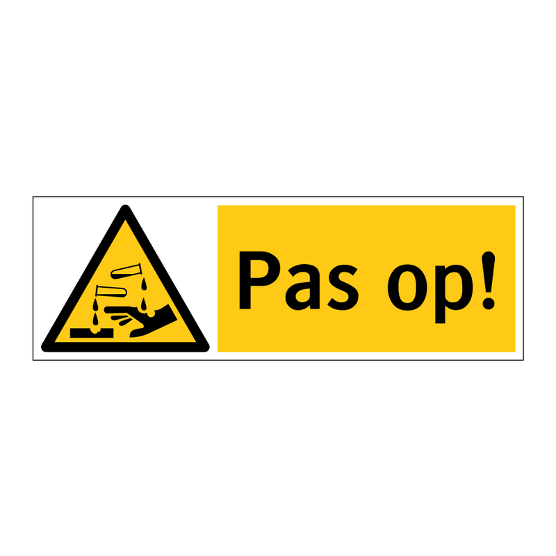 Pas op!