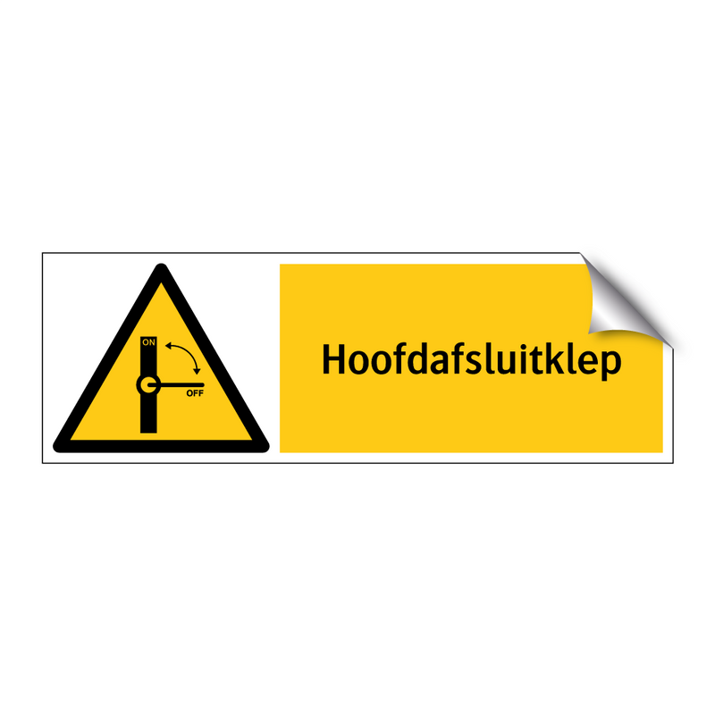 Hoofdafsluitklep