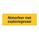 Atmosfeer met explosiegevaar