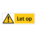 Let op
