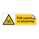 PCB-sanering in uitvoering