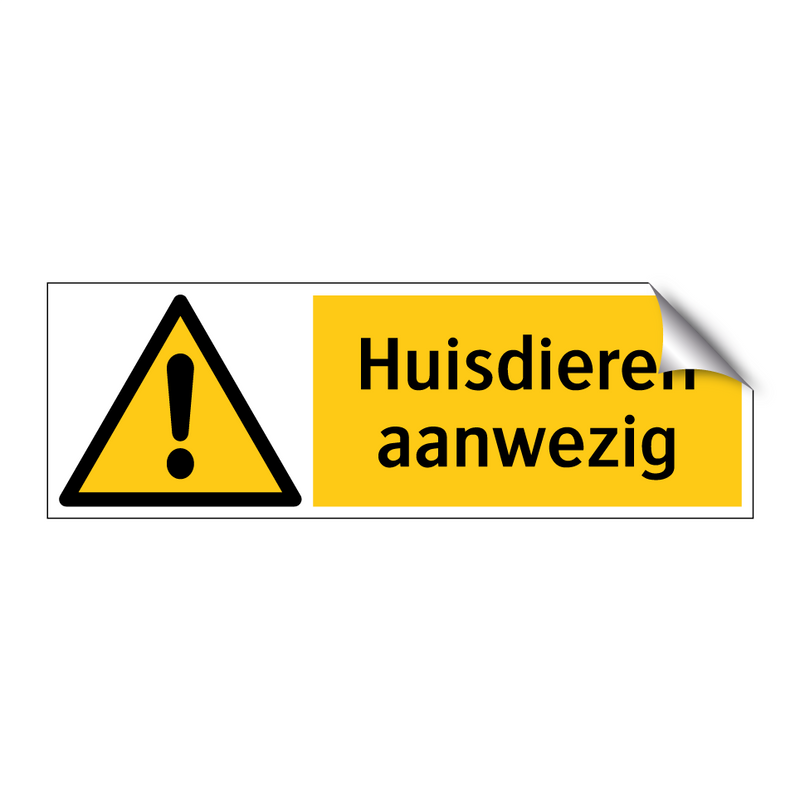 Huisdieren aanwezig